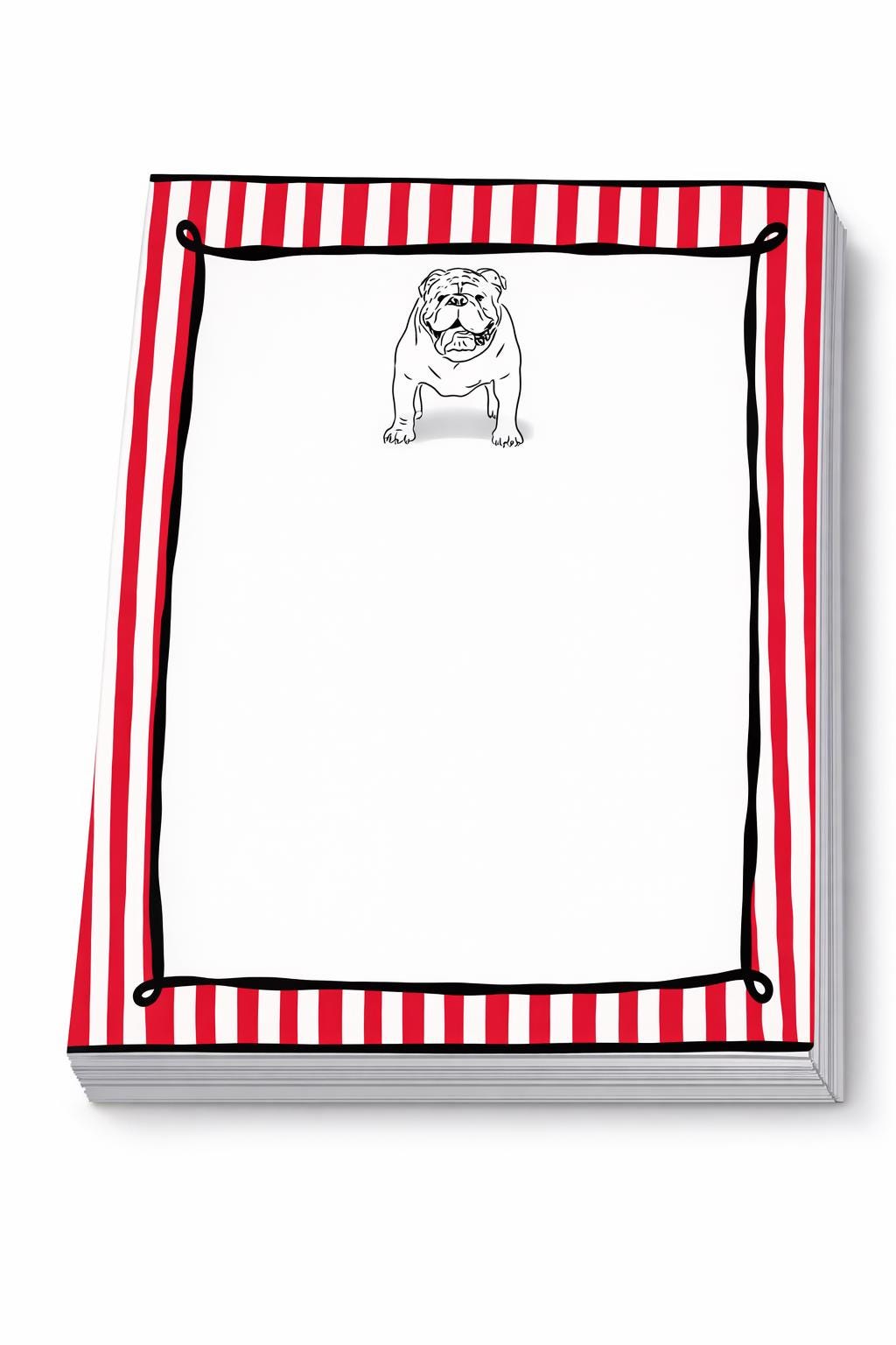 University of Georgia Notepad | UGA Gameday Checklist | Bulldog Fan Gift | College Student Stationery