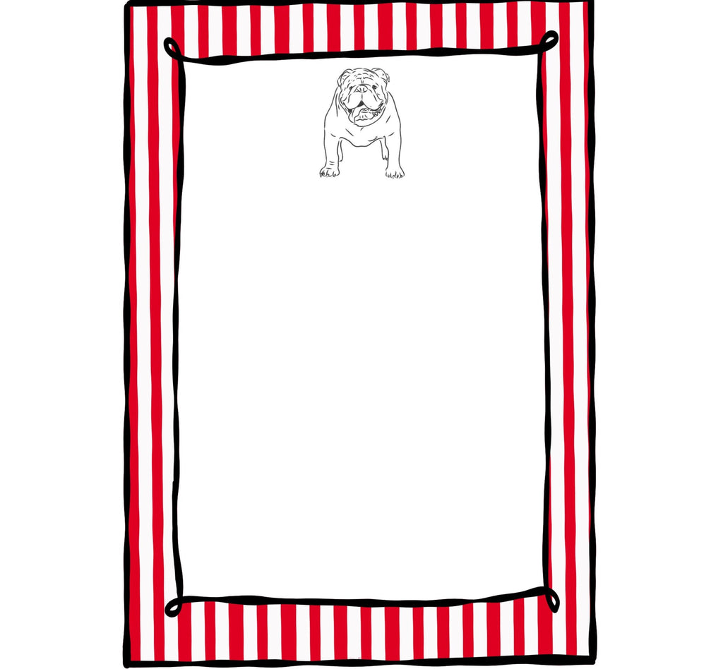 University of Georgia Notepad | UGA Gameday Checklist | Bulldog Fan Gift | College Student Stationery