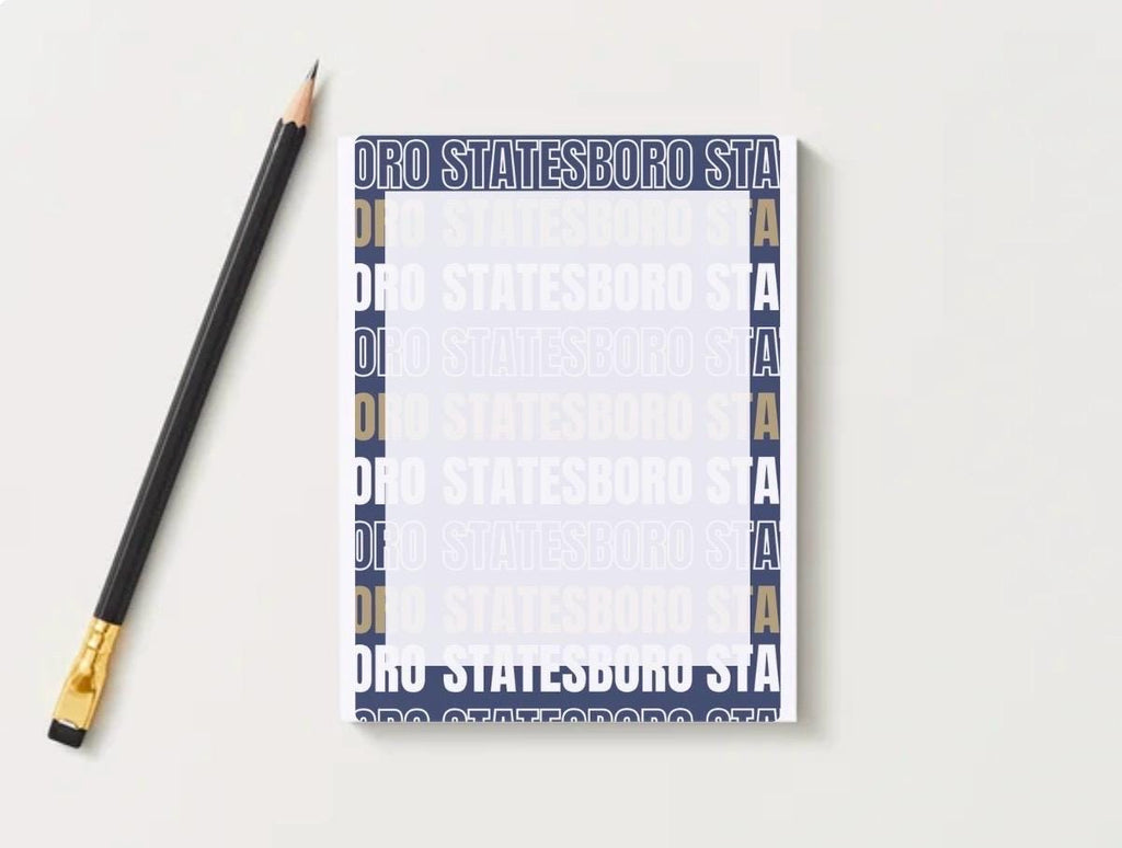 Georgia Southern University Notepad | Gameday Checklist, Eagle Fan Stationery