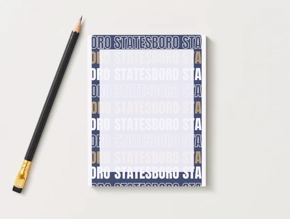 Georgia Southern University Notepad | Gameday Checklist, Eagle Fan Stationery