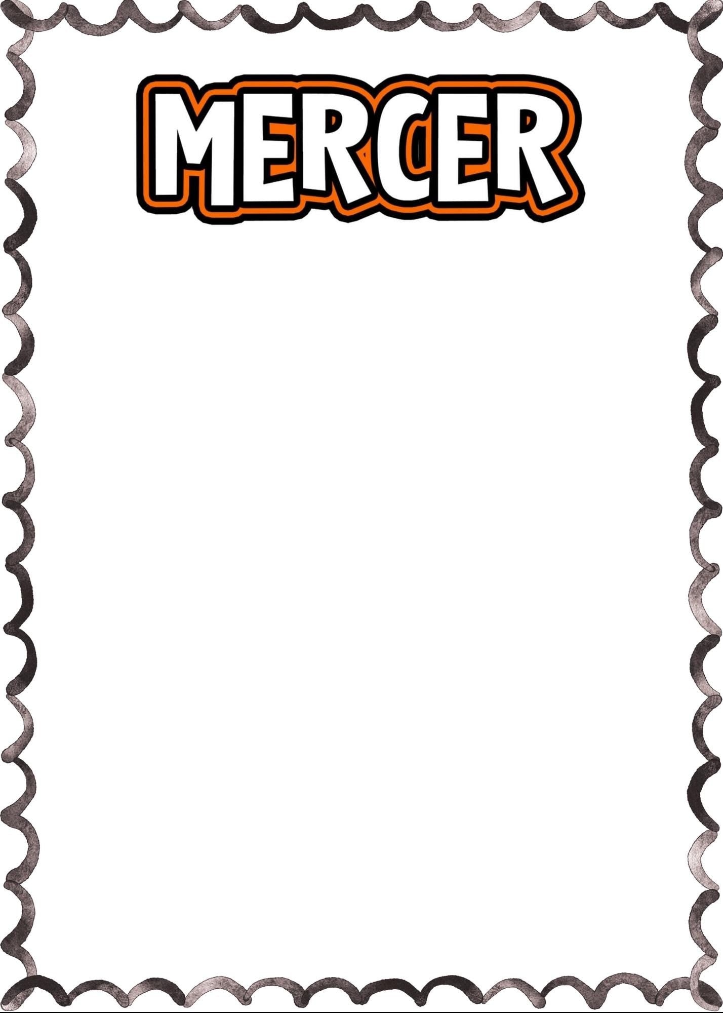 Mercer University Notepad | Mercer Gameday Checklist | Bears Fan Gift | College Student Stationery