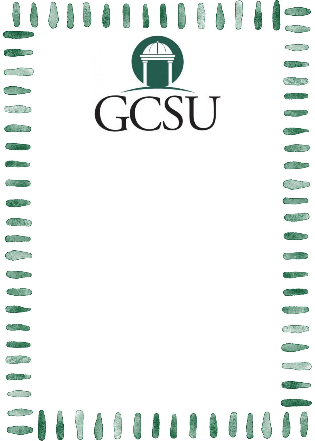GCSU Gameday Checklist Notepad | Georgia College Student Stationery