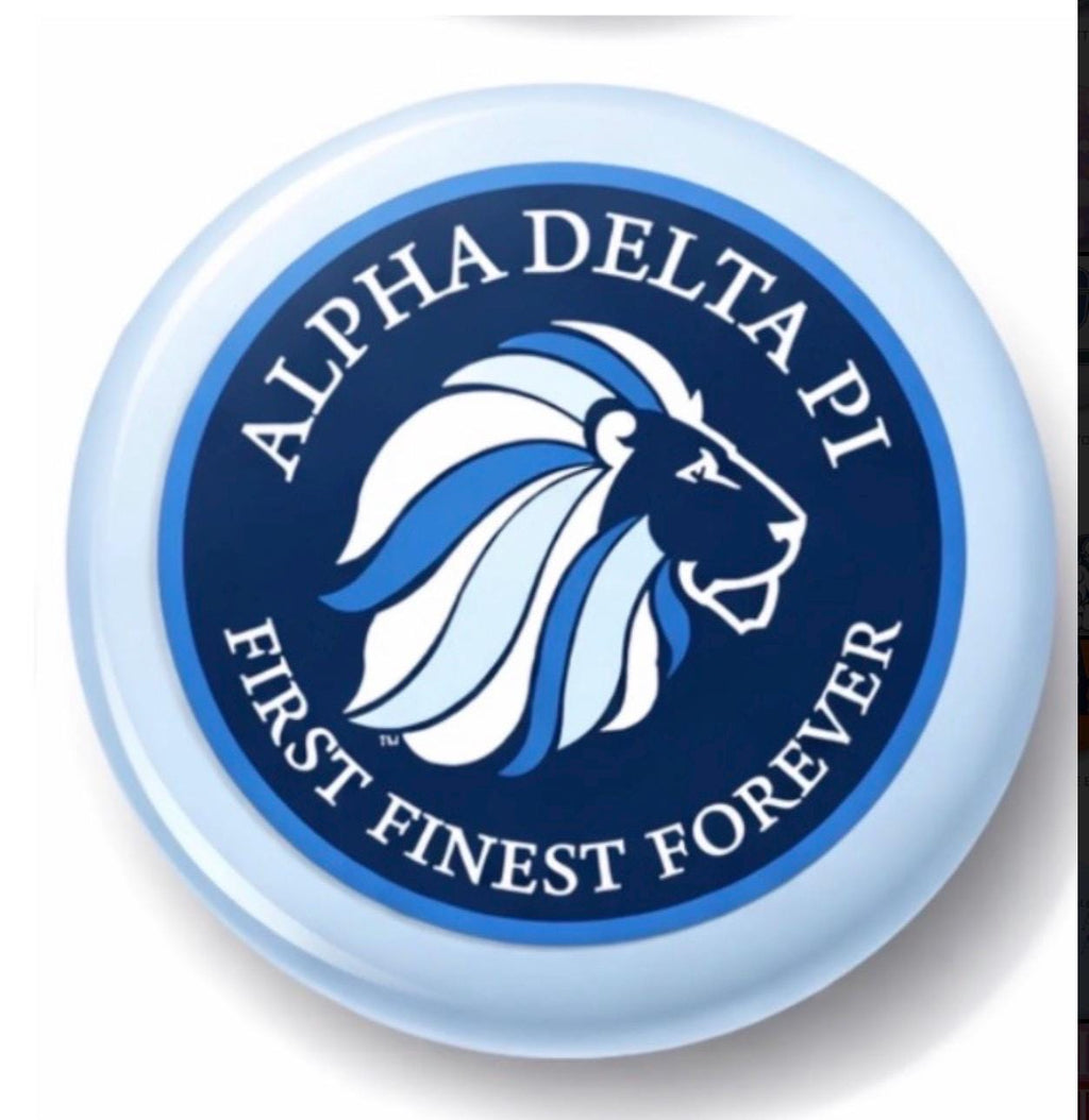 Alpha Delta Pi Game Day Button – Sorority Tailgate Accessory, Big Little Gift