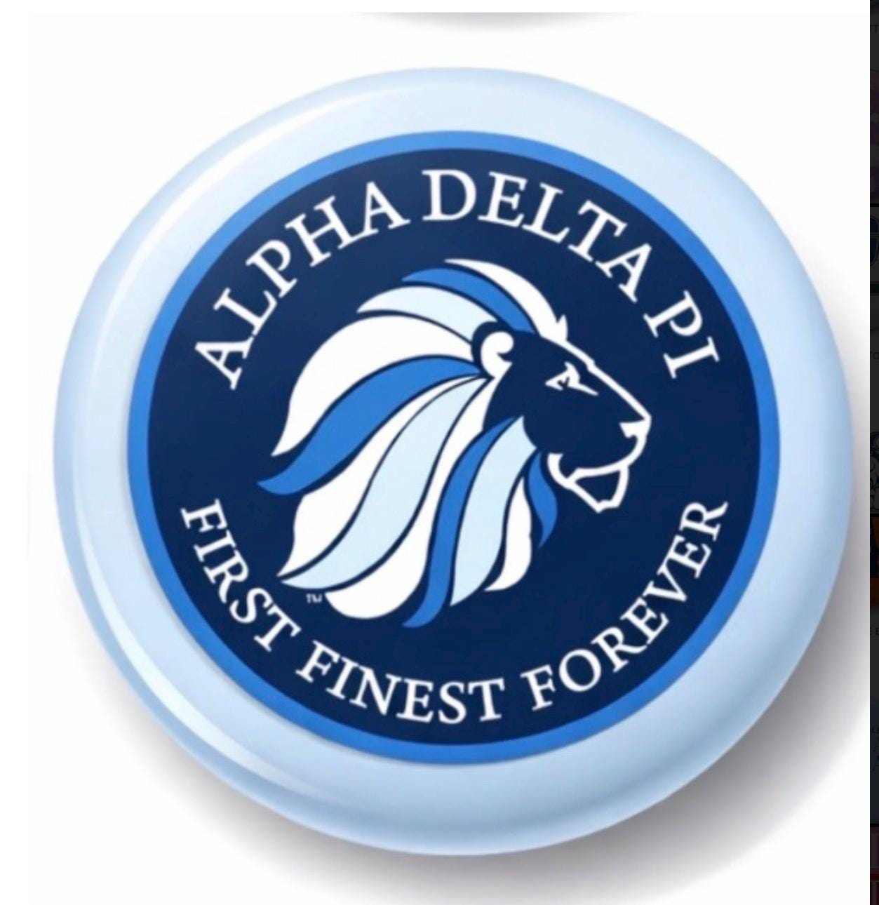 Alpha Delta Pi Game Day Button – Sorority Tailgate Accessory, Big Little Gift