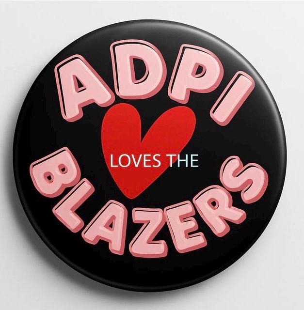 ADPi Game Day Button – Sorority Spirit Pin, Tailgate Accessory, Big Little Gift