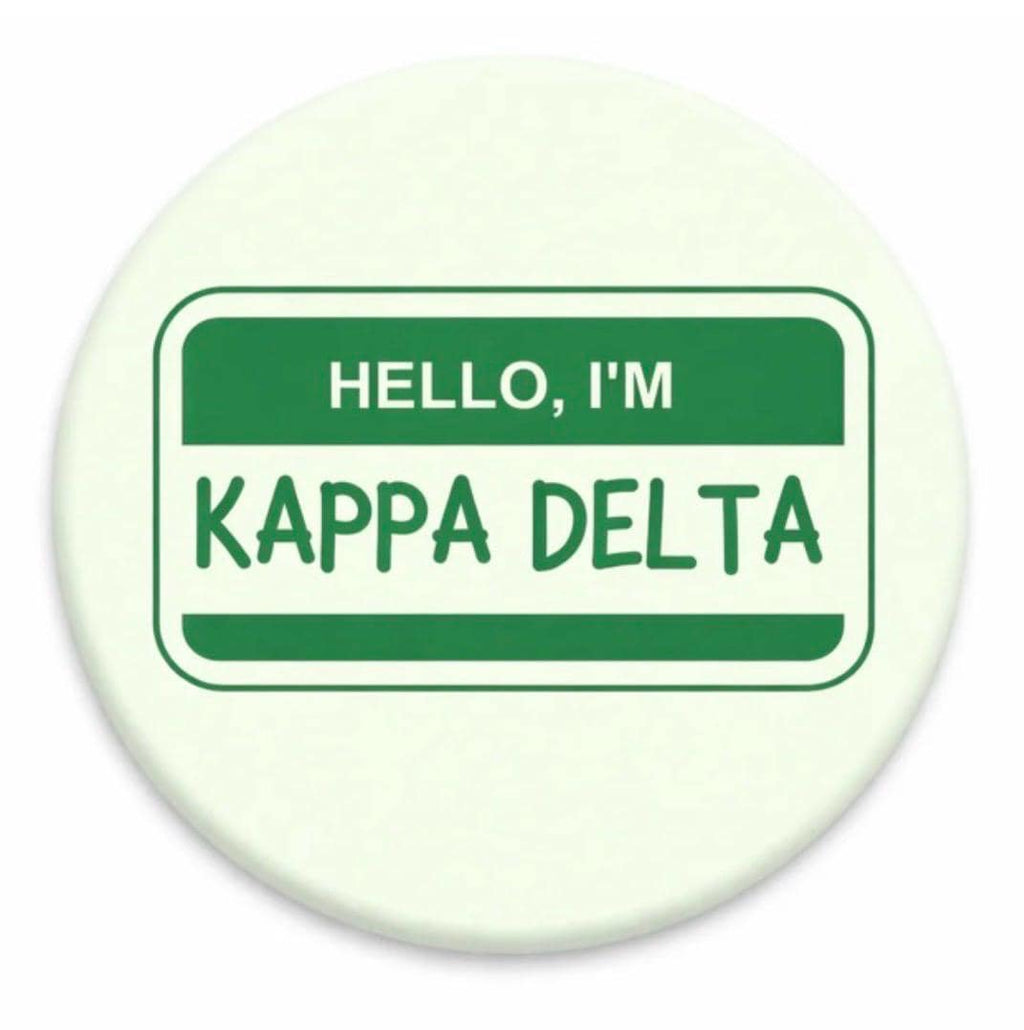 Kappa Delta Gameday Button | Sorority Pin, College Football Tailgate Accessory