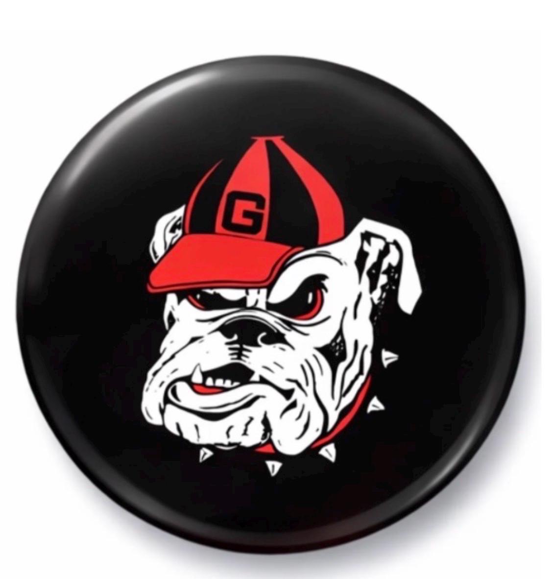 UGA Game Day Button – Georgia Bulldogs Spirit Pin – Tailgate Accessory – Sorority Accessory