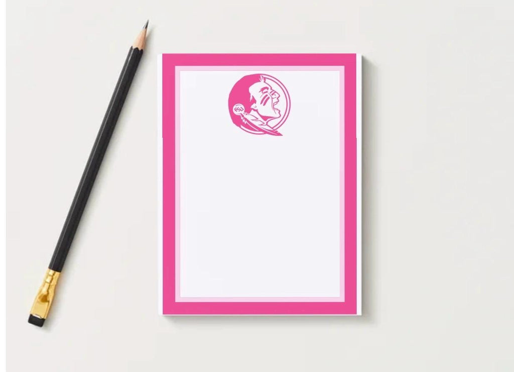 Florida State University Notepad | FSU Gameday Checklist | Seminole Fan Gift | College Student Stationery
