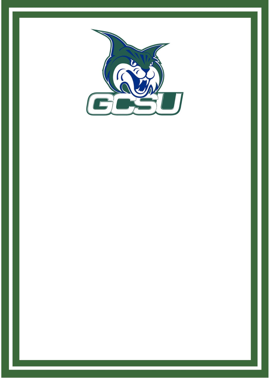 GCSU Gameday Checklist Notepad | Georgia College Student Stationery