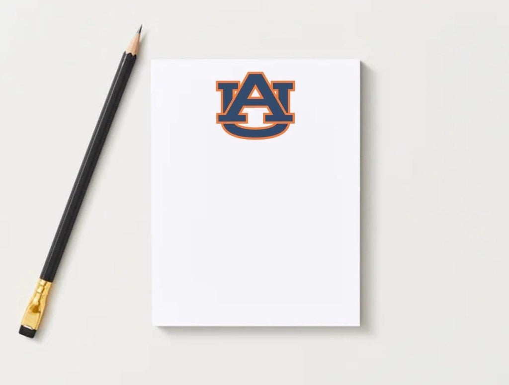 Auburn University Inspired Notepad | Auburn Gameday Checklist | War Eagle Fan Gift | College Student Stationery