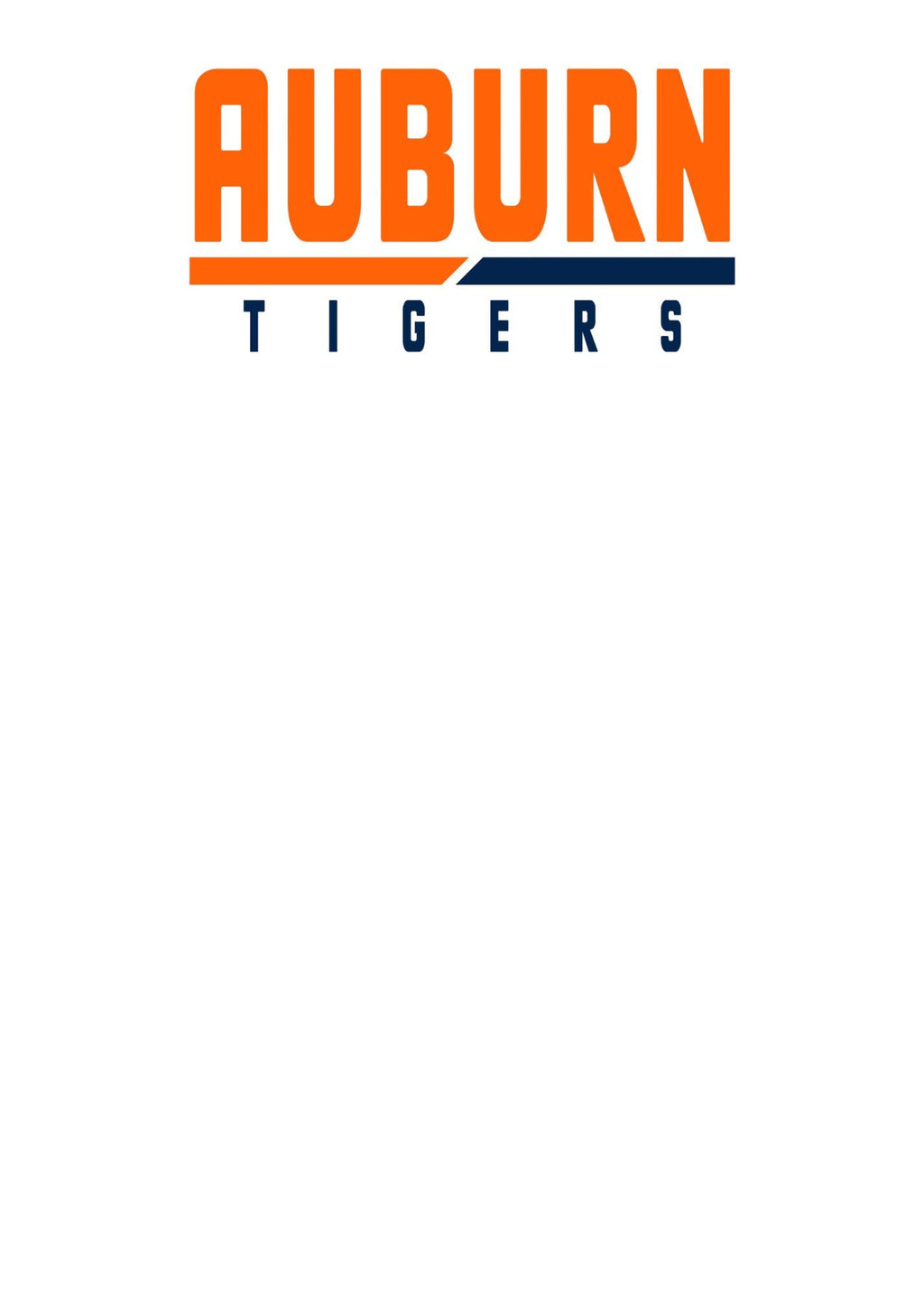 Navy and Orange Tigers Checklist Notepad  College Student Stationery, Gameday Planner