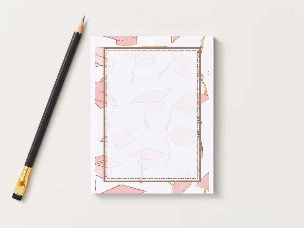 Graduation Notepad | Collegiate Style Grad Gift | Senior 2026 Stationery