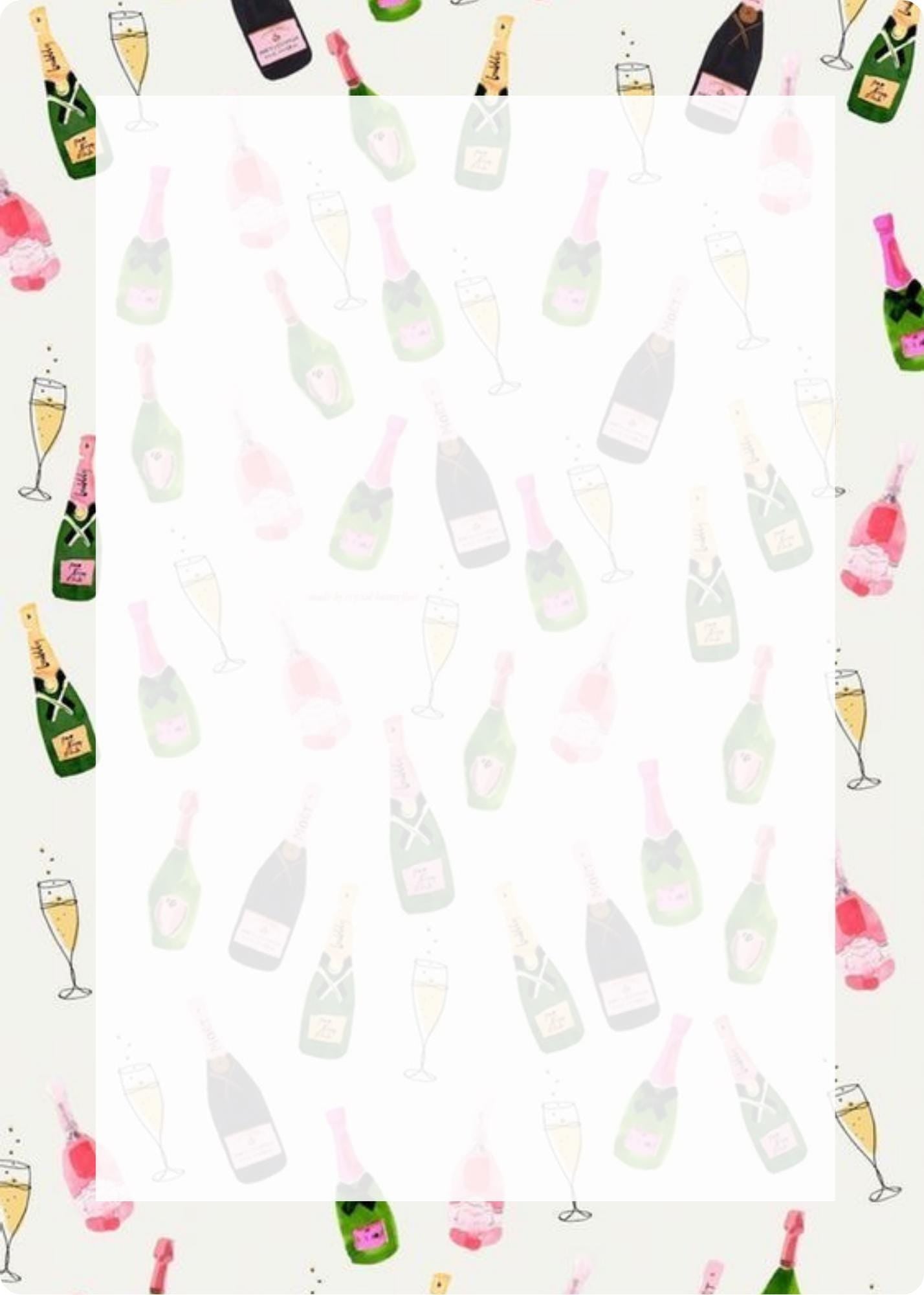 Champagne Bottle Notepad | Celebration Stationery | Party Planning Planner