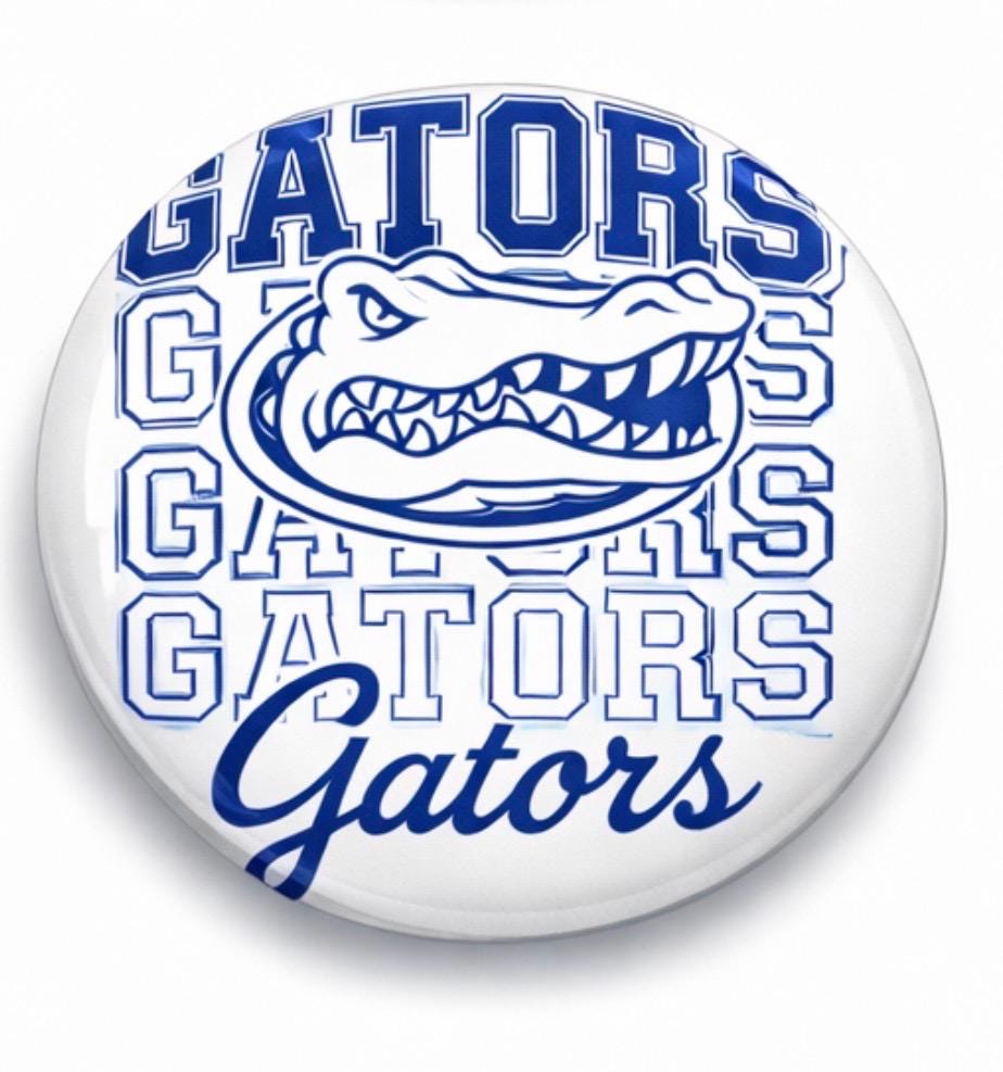 University of Florida Gators Gameday Button | SEC Football Fan Pin