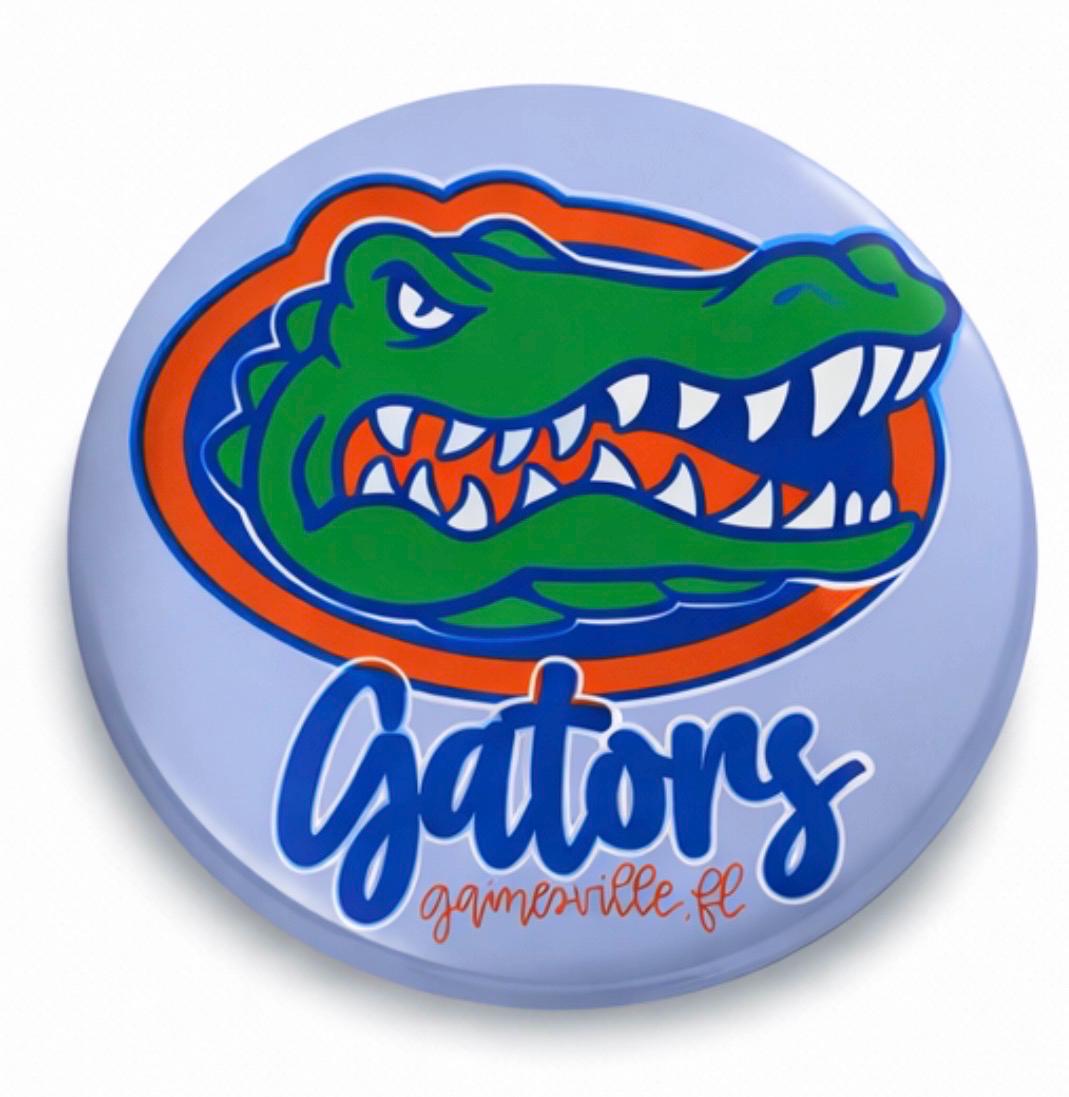 University of Florida Gators Gameday Button | SEC Football Pin | Tailgate Accessory