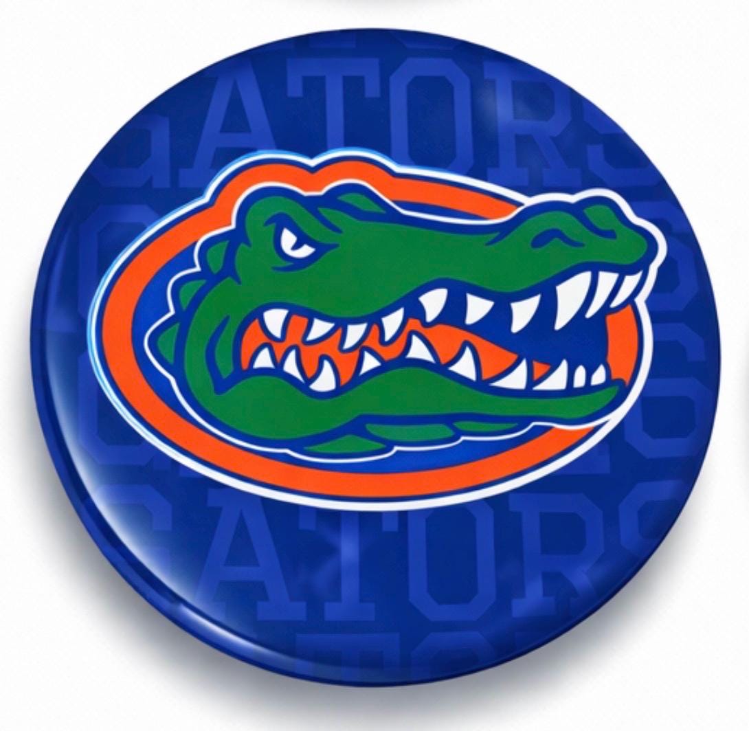 University of Florida Gameday Button | Florida Gators Button | UF Game Day Pin | SEC Football Button | Gators Fan Gift | Tailgate Button