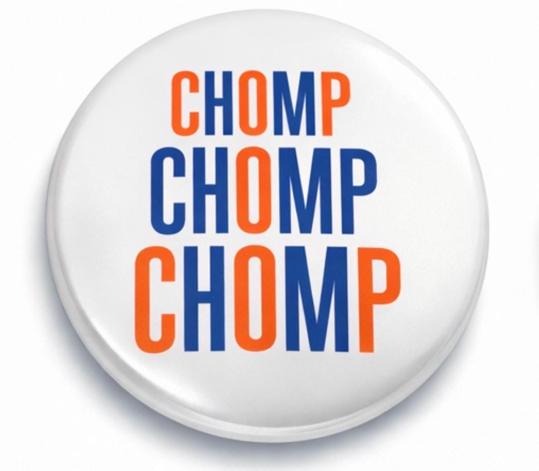 University of Florida Gameday Button | Gators Football Fan Pin | SEC Tailgate Accessory