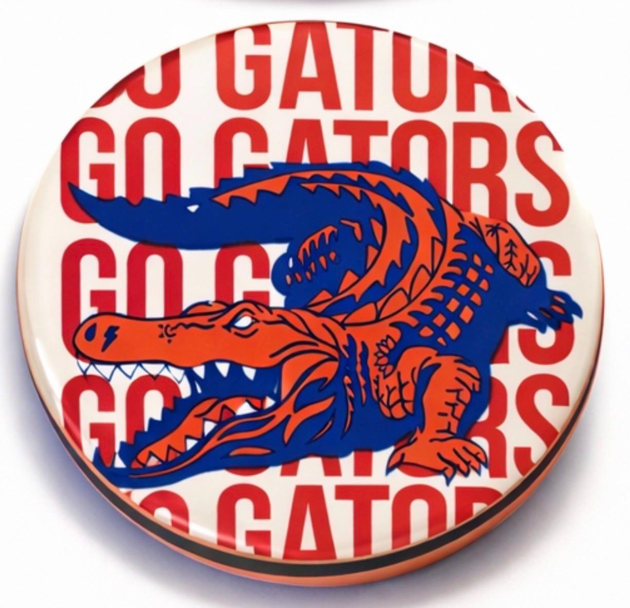 University of Florida Gameday Button | Florida Gators Button | UF Game Day Pin | SEC Football Button | Gators Fan Gift | Tailgate Button
