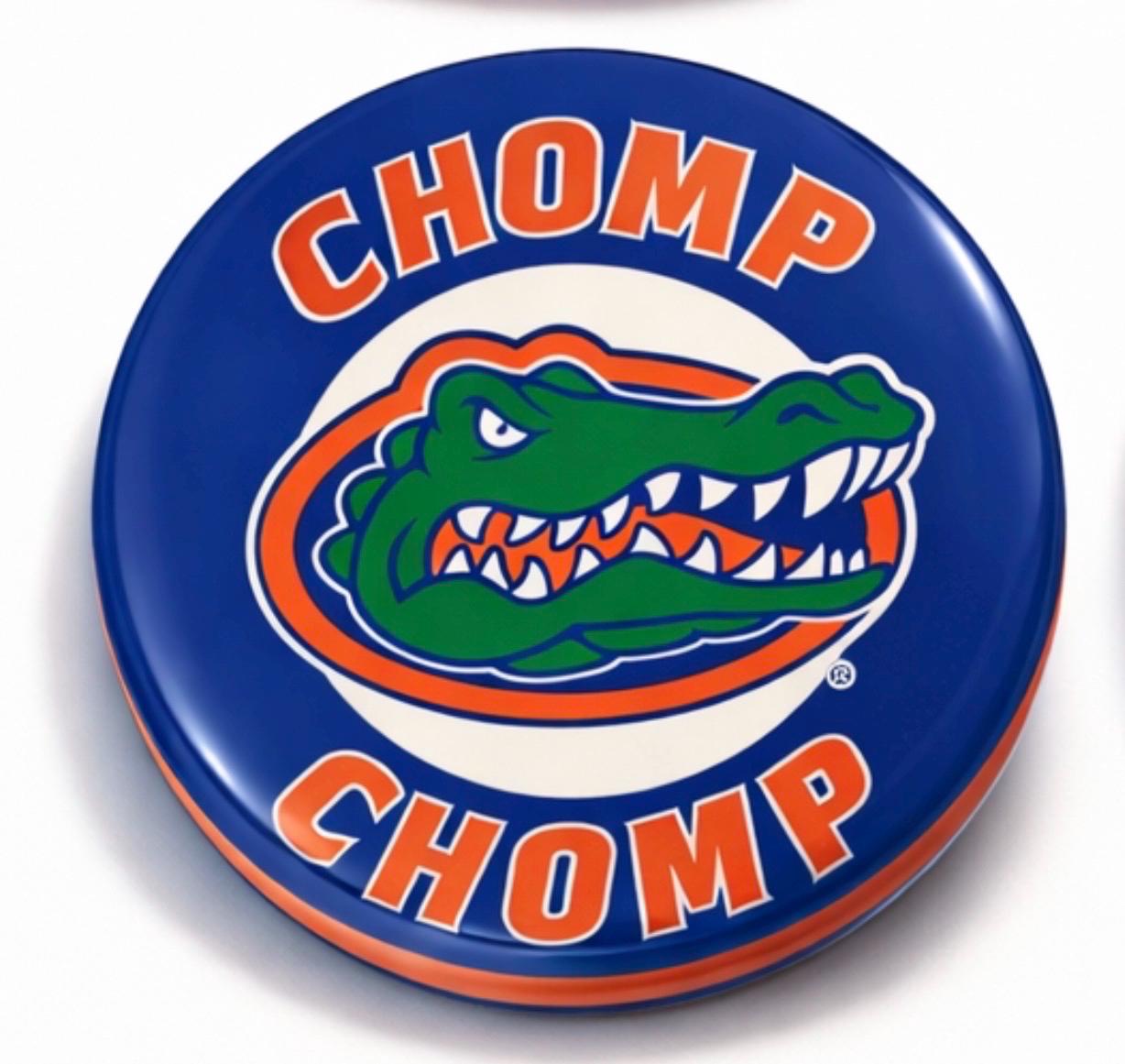 University of Florida Gameday Button | Gators Football Fan Pin | SEC Tailgate Accessory
