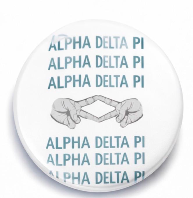 ADPi Game Day Button – Sorority Football Tailgate Accessory – Big Little Gift
