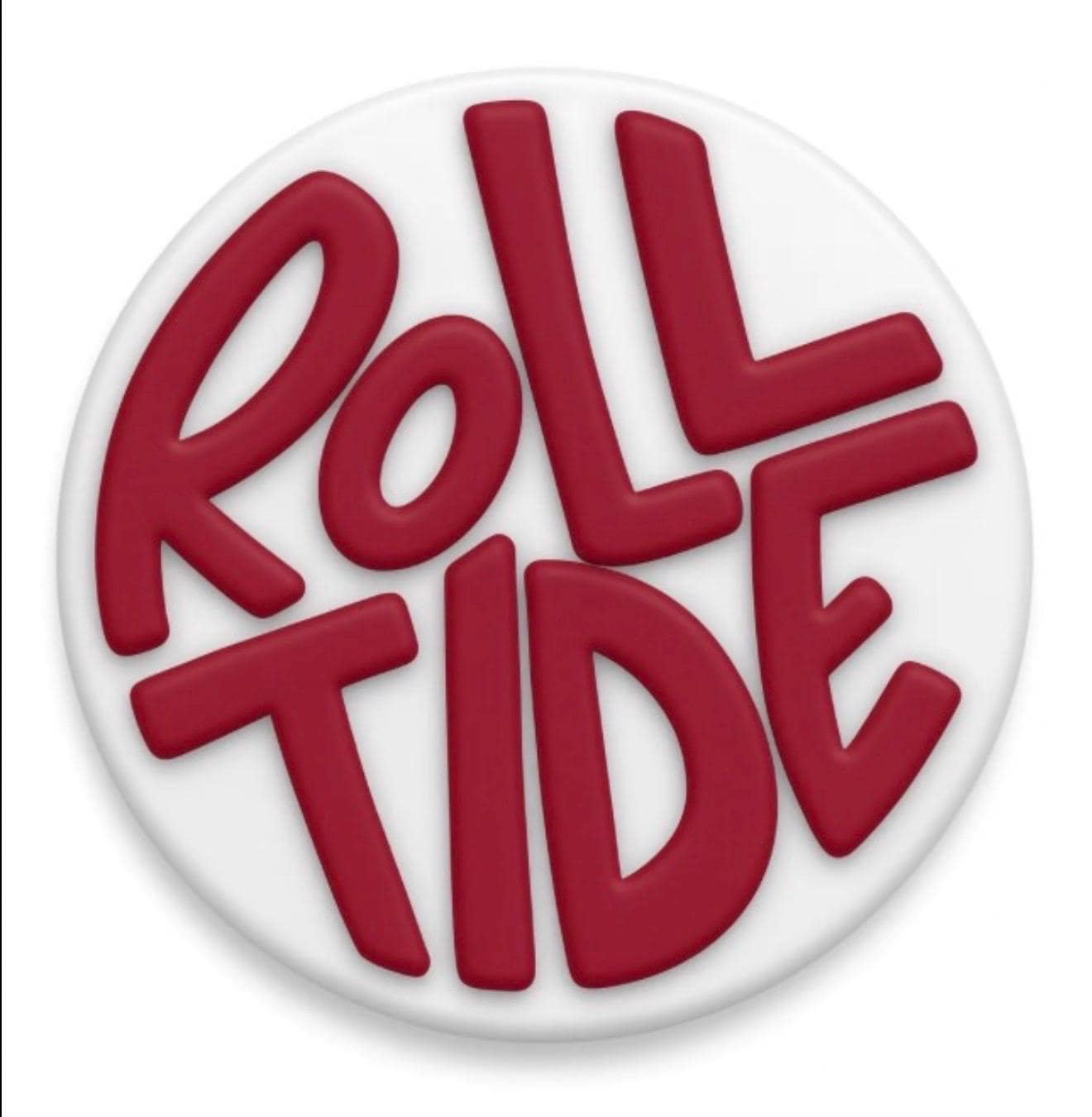 University of Alabama Crimson Tide Gameday Button | Roll Tide SEC Football Fan Accessory