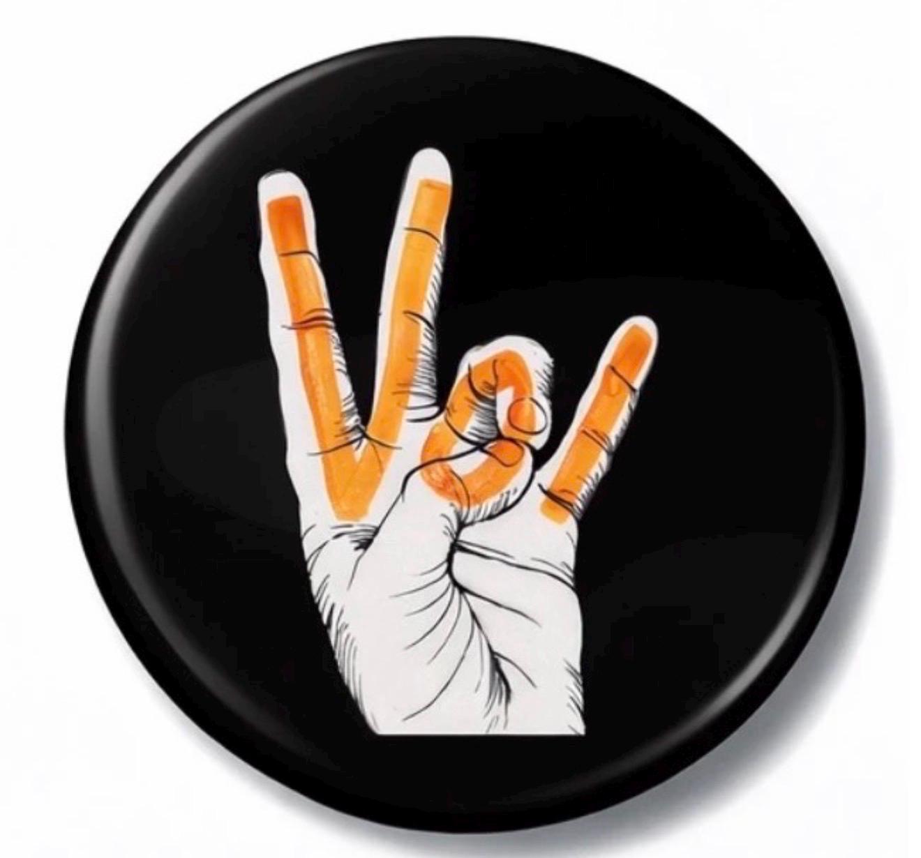 University of Tennessee Game Day Button, Vols Mascot Pin, College Football Accessory