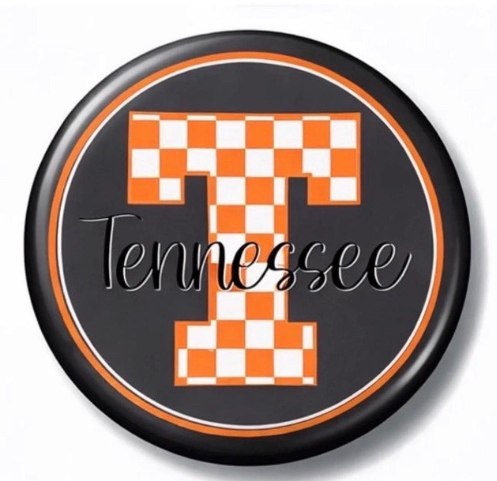 University of Tennessee Game Day Button, Vols Mascot Pin, College Football Accessory
