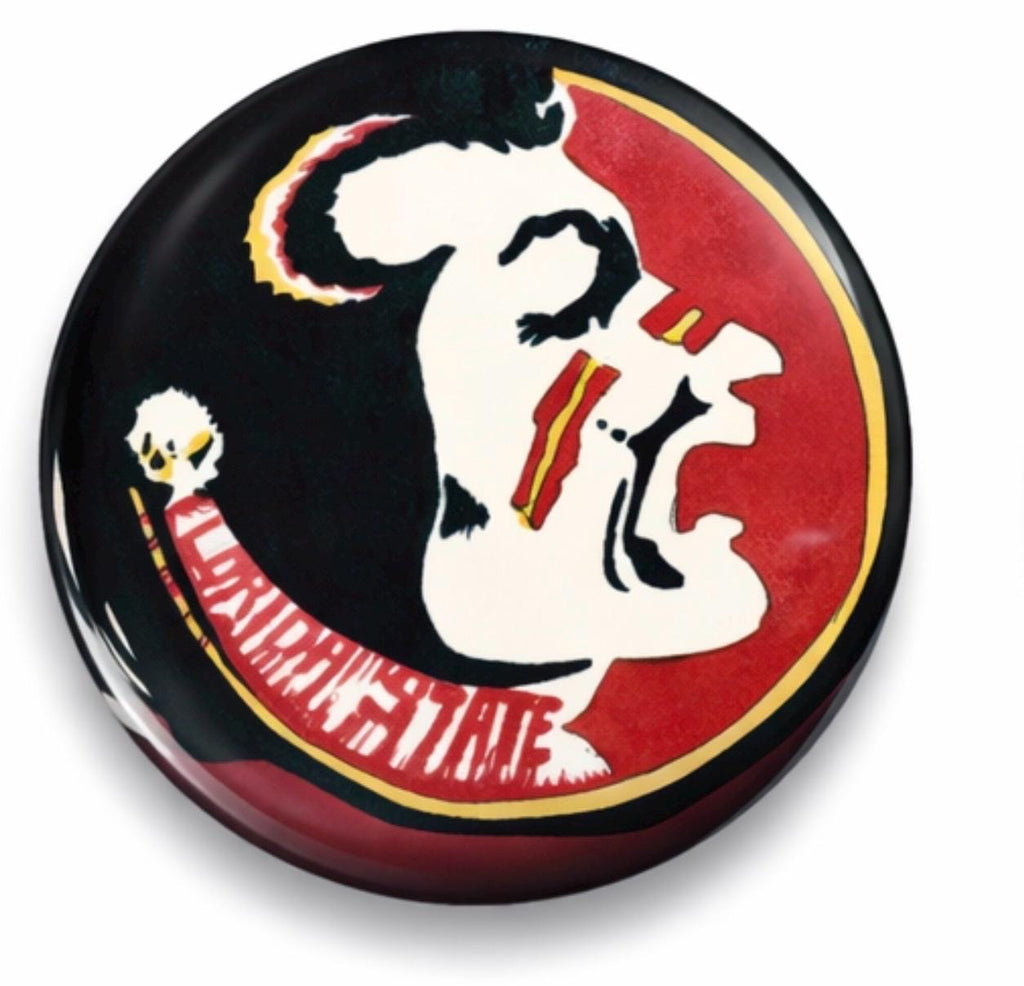 Florida State Seminoles Gameday Button, Garnet Gold Tailgate Accessory
