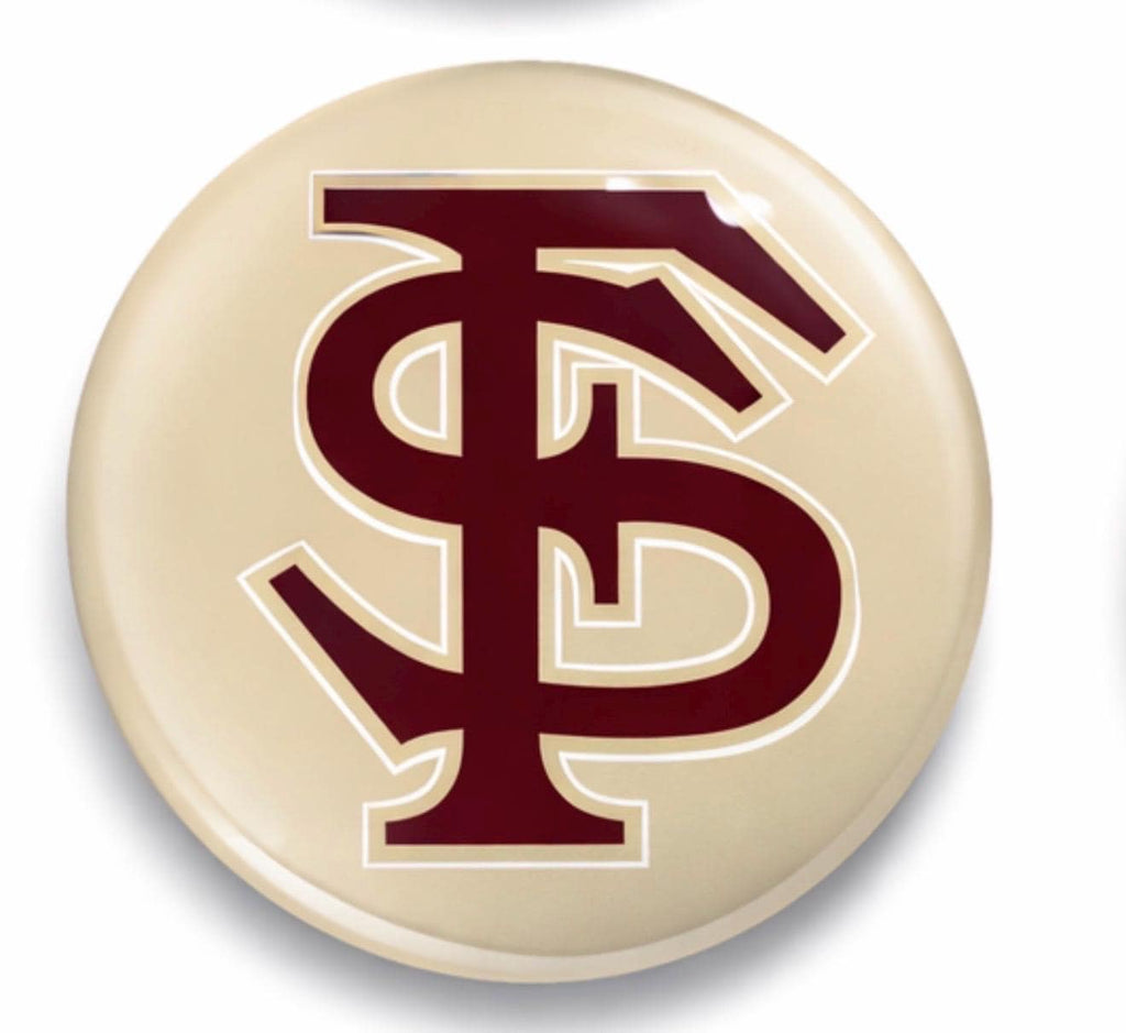Florida State Seminoles Gameday Button, Garnet Gold Tailgate Accessory