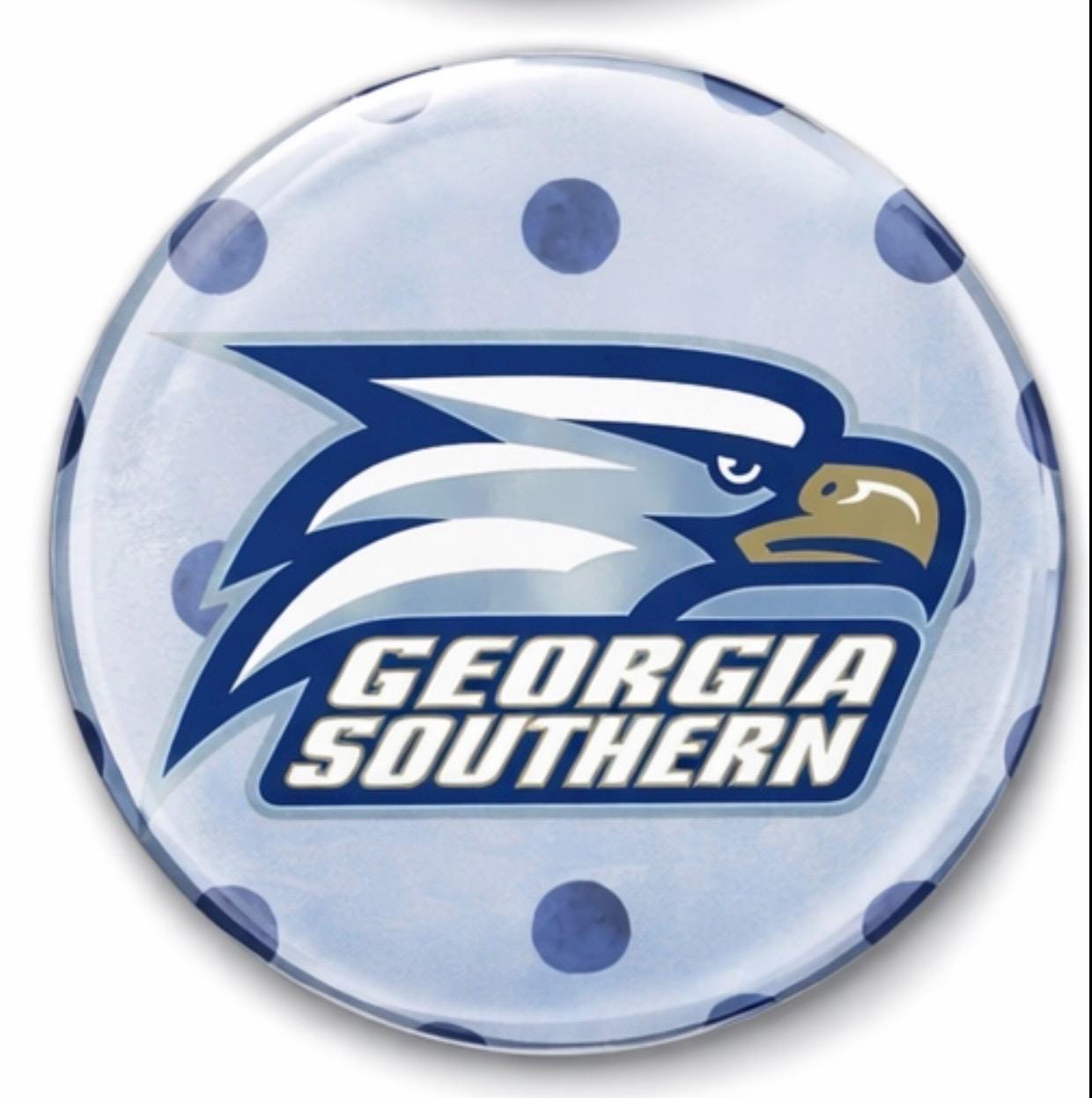 Georgia Southern Game Day Button – Eagles Football Spirit Pin – Tailgate Accessory