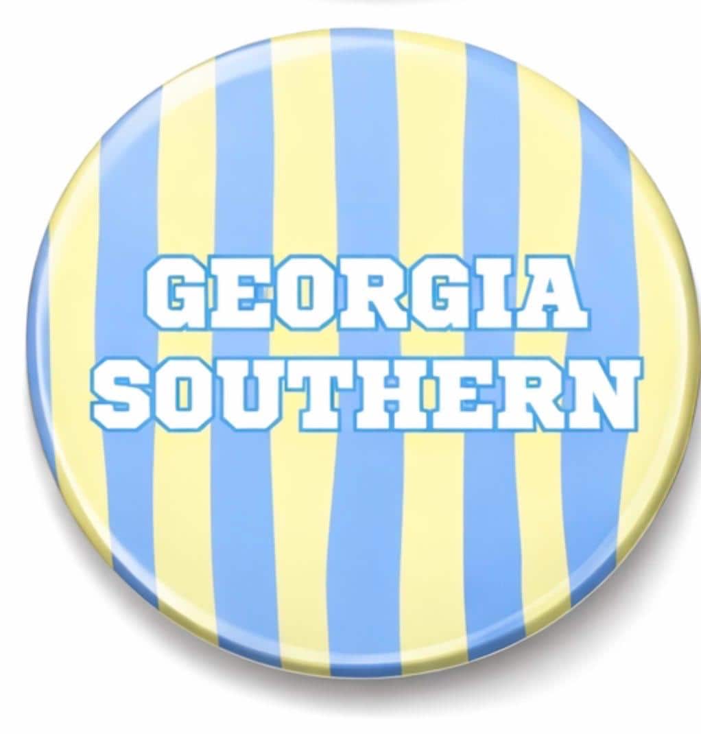 Georgia Southern Game Day Button – Eagles Football Spirit Pin – Tailgate Accessory