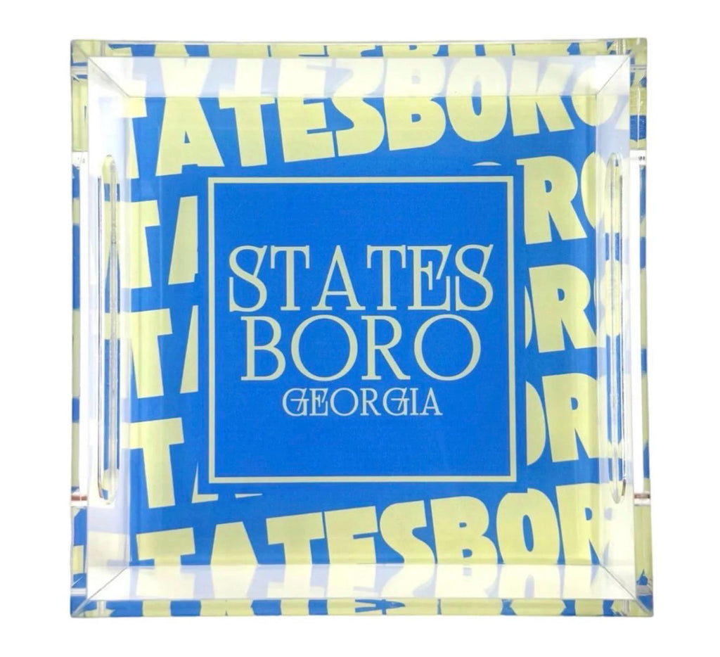 Statesboro Acrylic Tray | Georgia Southern Eagles Dorm Decor Gift