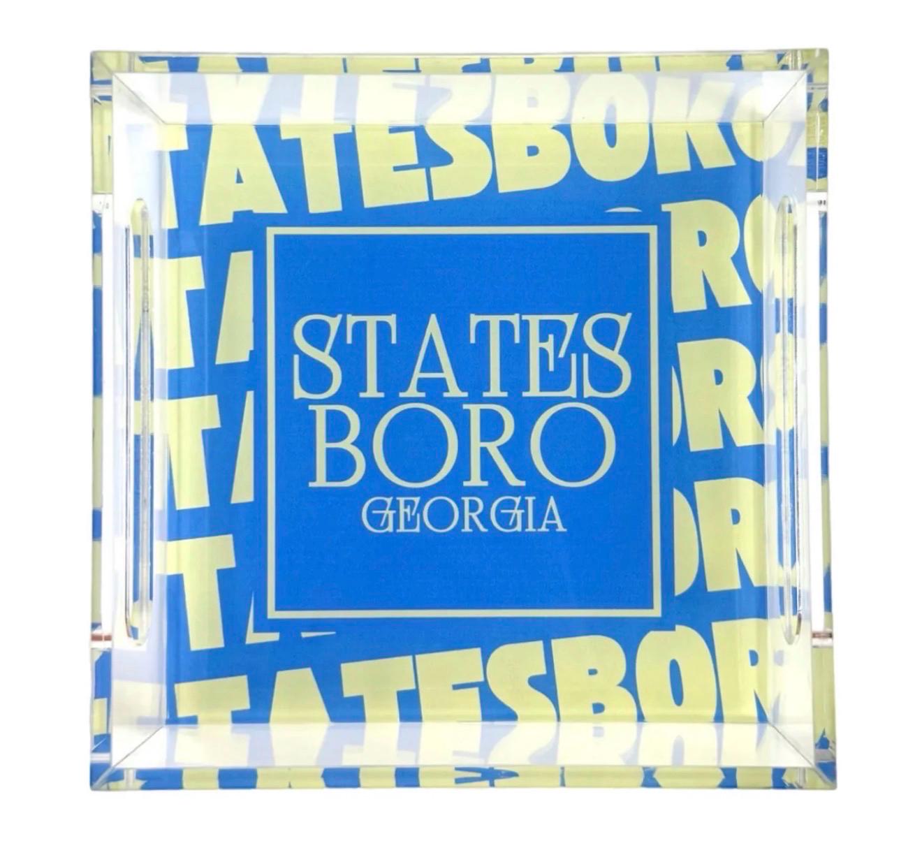 Statesboro Acrylic Tray | Georgia Southern Eagles Dorm Decor Gift