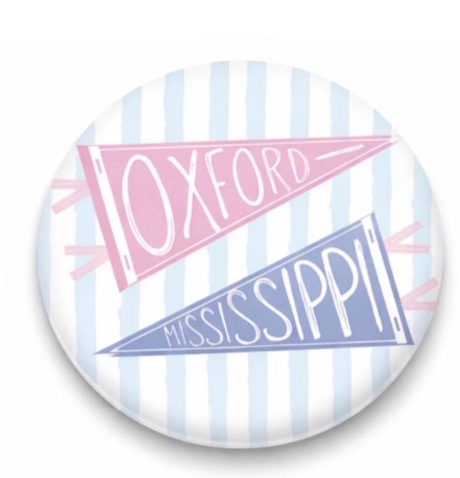 Ole Miss Game Day Button – Rebels Spirit Pin – Football Tailgate Accessory – College Right Day