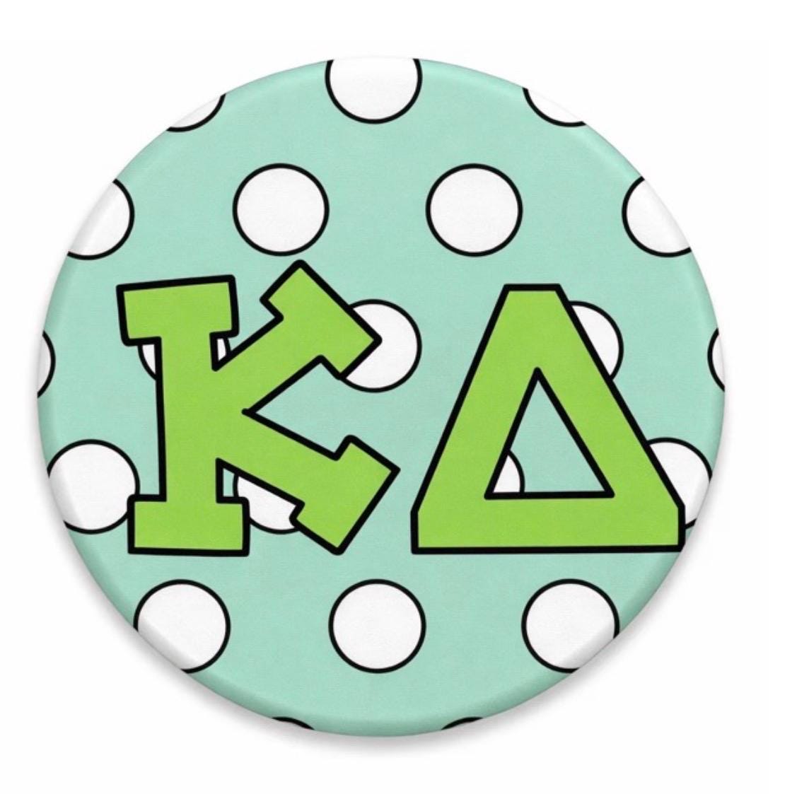 Kappa Delta Gameday Button | Sorority Football Tailgate Pin | Boutique Style KD Accessory