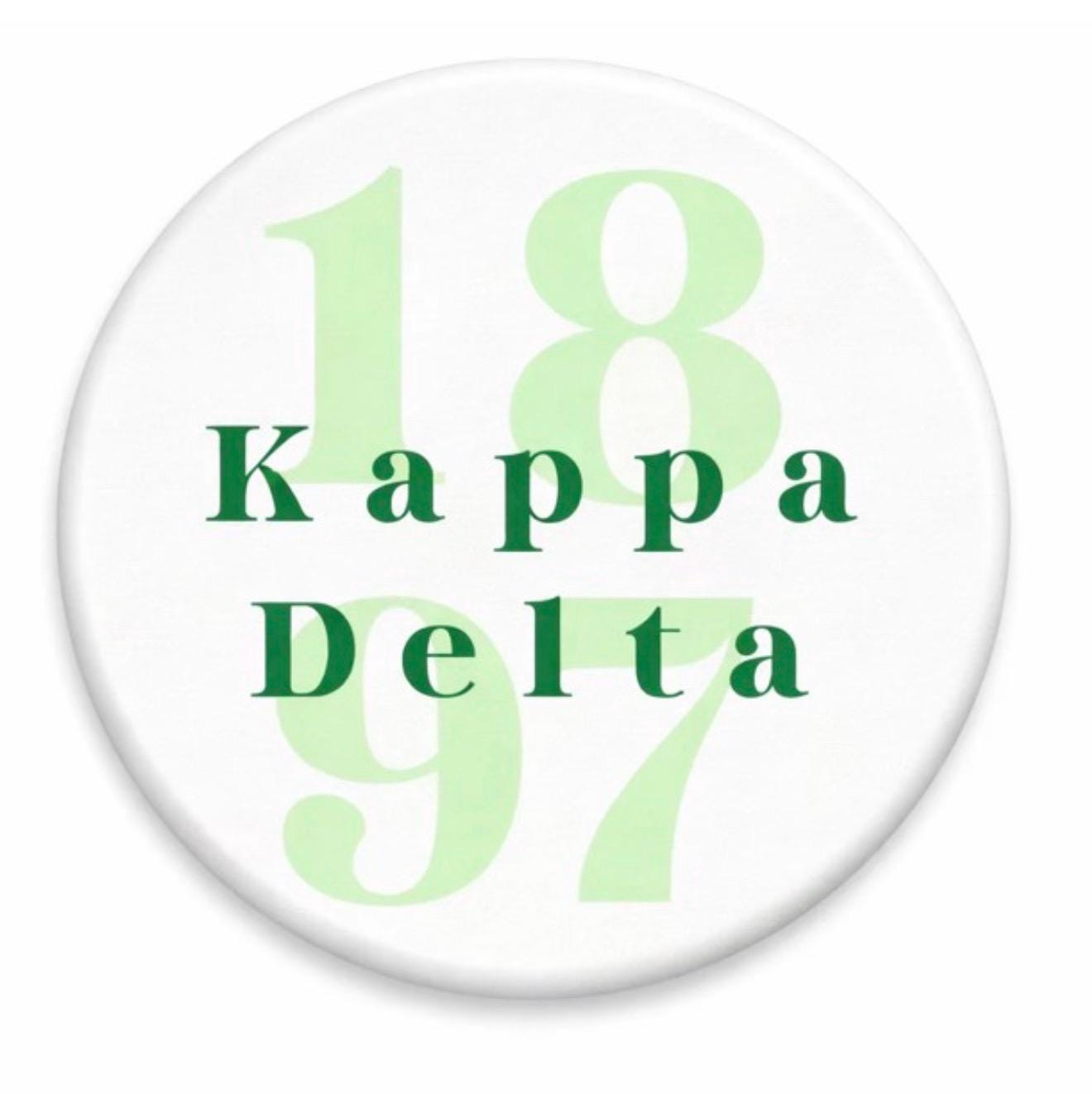 Kappa Delta Gameday Button | Sorority Pin, College Football Tailgate Accessory