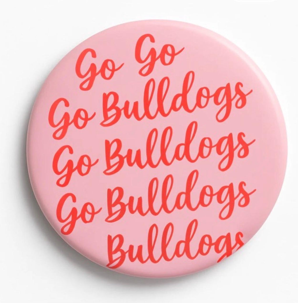 UGA Game Day Button – Georgia Bulldogs Spirit Pin – Tailgate Accessory – Sorority Event
