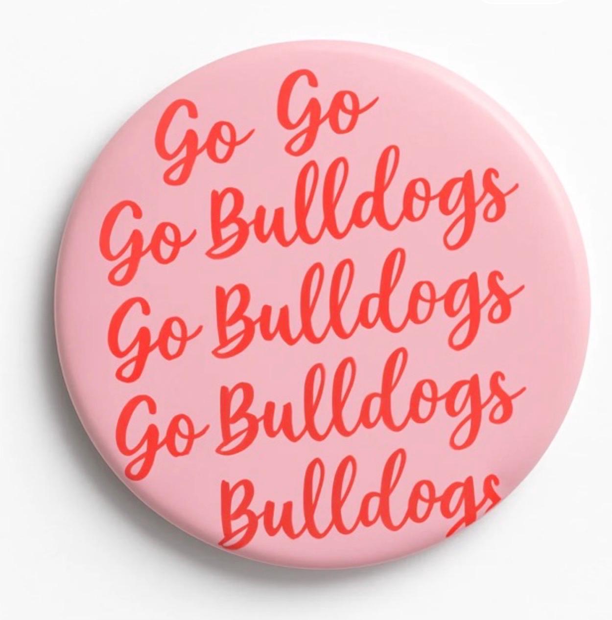 UGA Game Day Button – Georgia Bulldogs Spirit Pin – Tailgate Accessory – Sorority Event