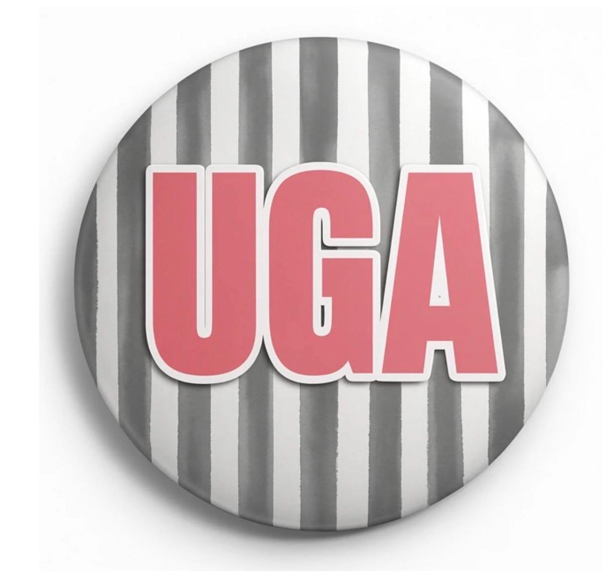 UGA Game Day Button – Georgia Bulldogs Spirit Pin – Tailgate Accessory – Sorority Day