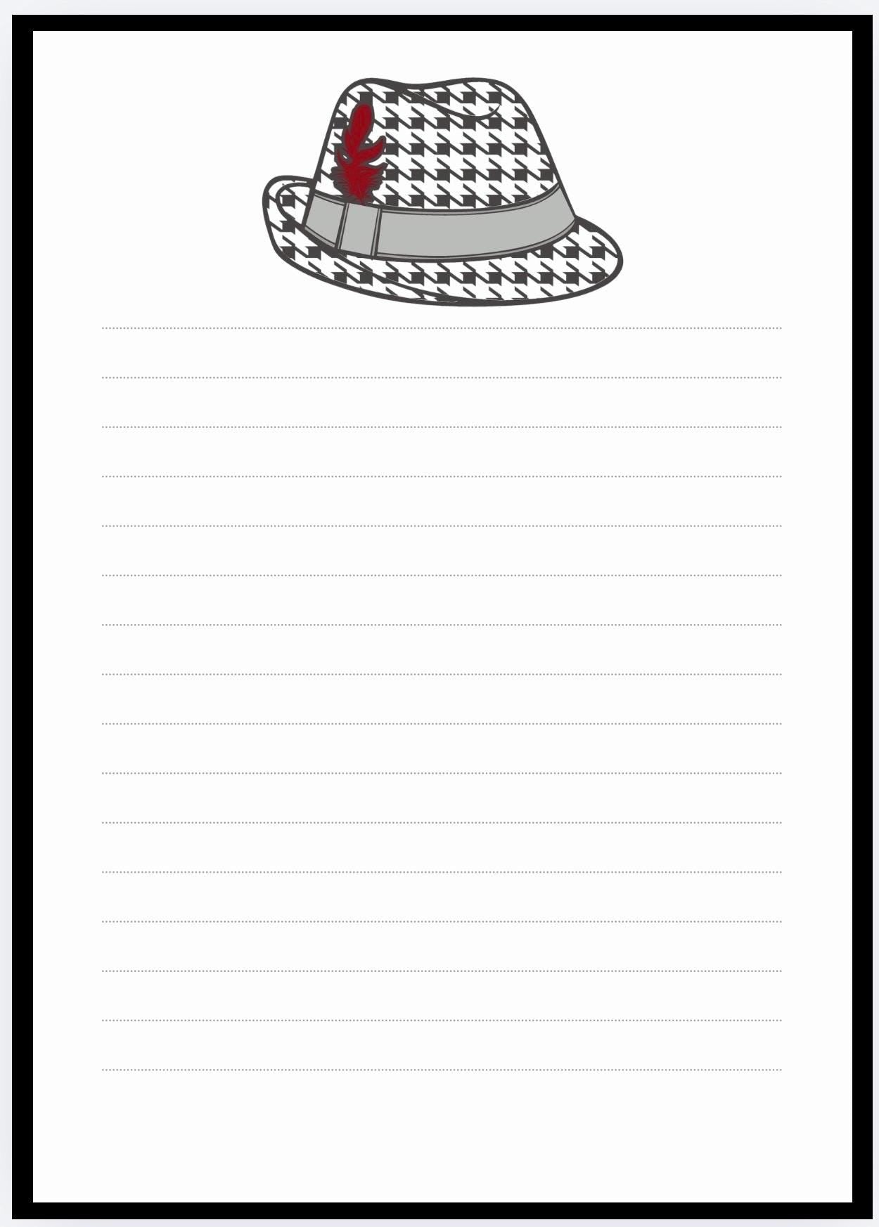 University of Alabama Notepad | Gameday Checklist, Roll Tide Stationery