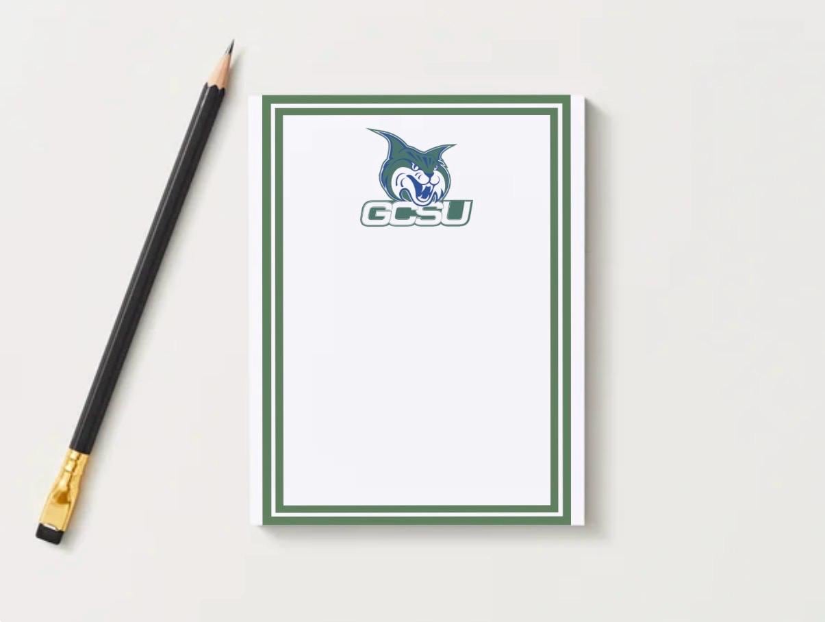 GCSU Gameday Checklist Notepad | Georgia College Student Stationery