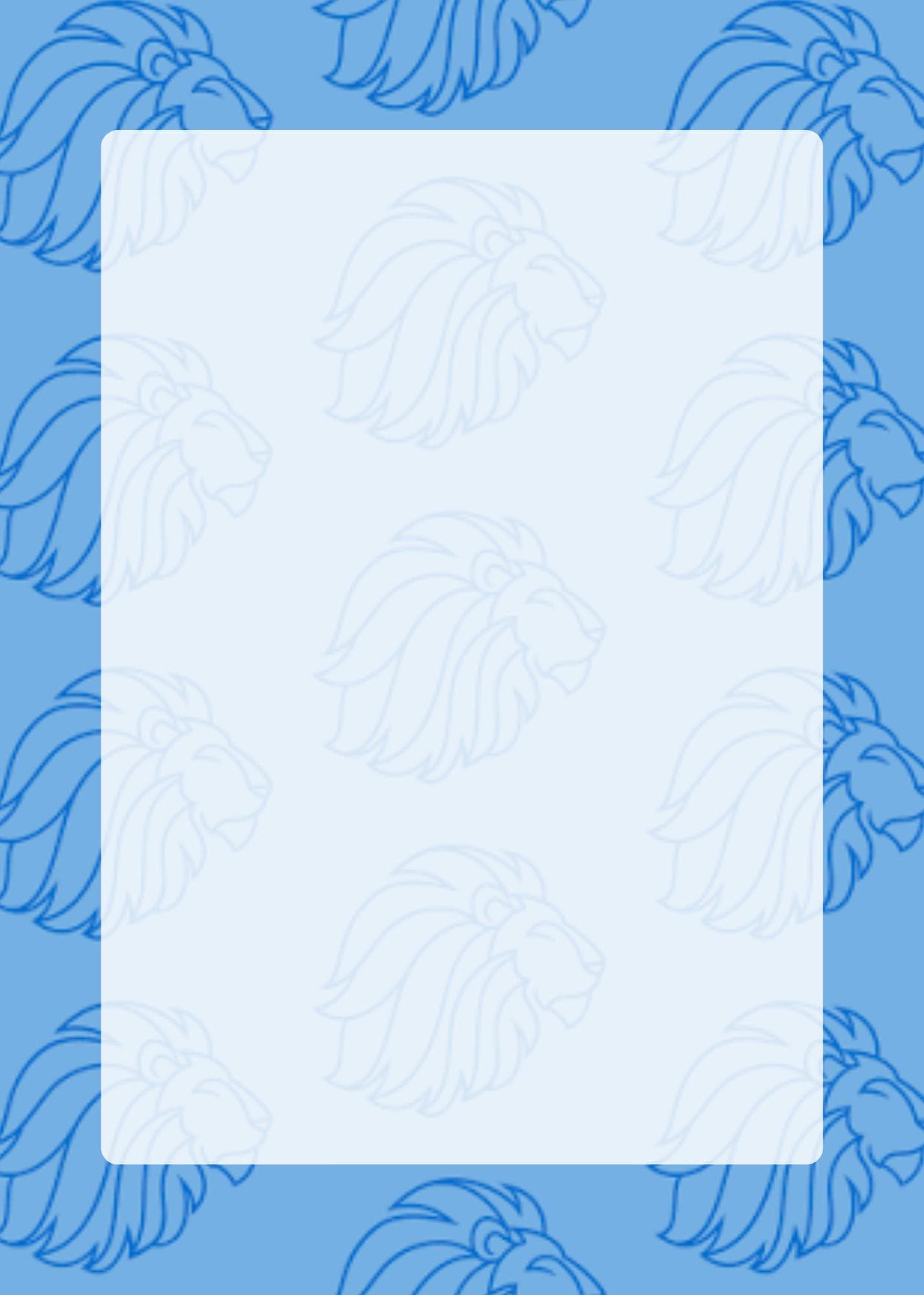 Alpha Delta Pi Notepad, ADPi Sorority Stationery, College Desk Pad, Lion Design