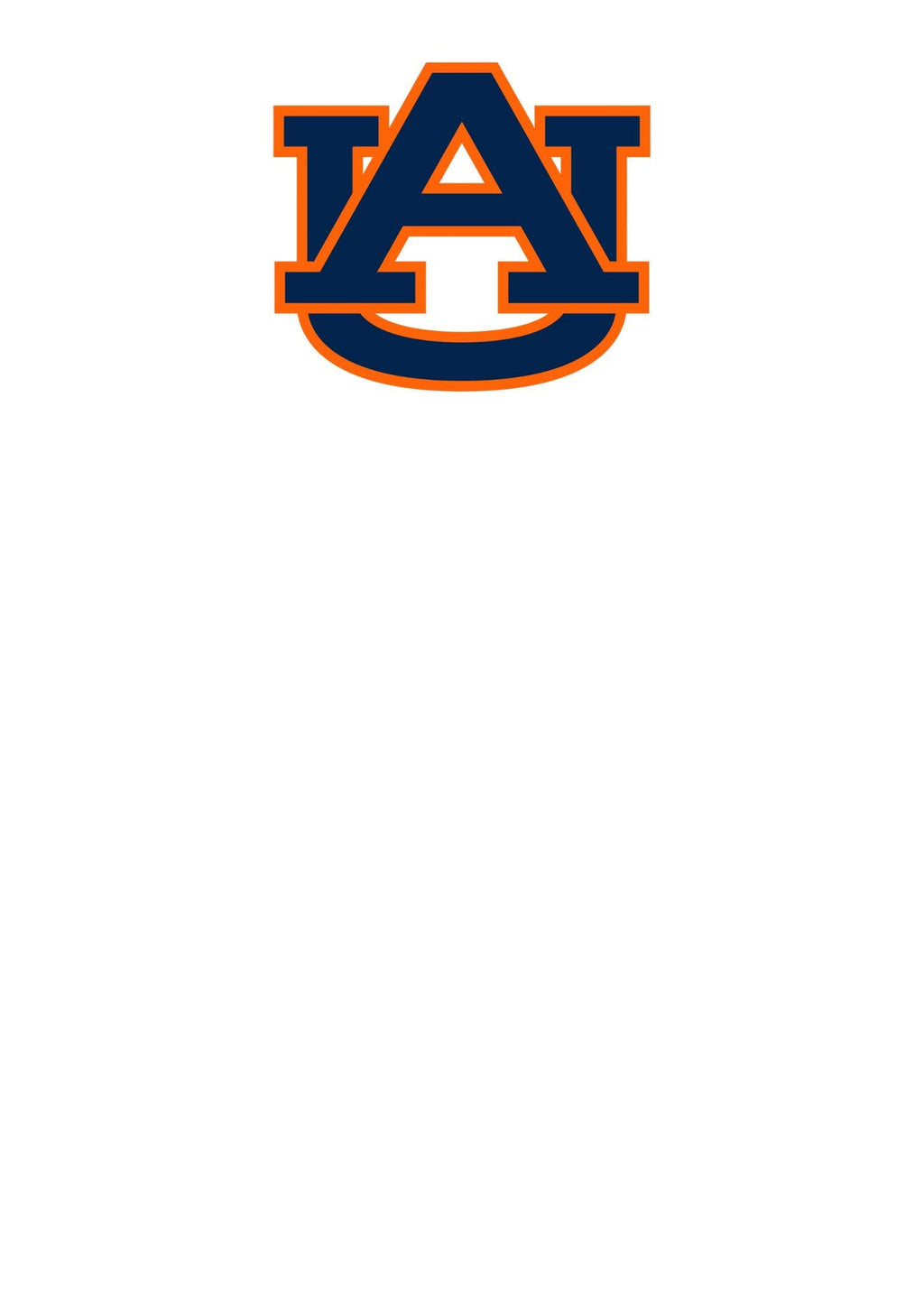 Auburn University Inspired Notepad | Auburn Gameday Checklist | War Eagle Fan Gift | College Student Stationery