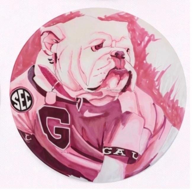 UGA Game Day Button – Georgia Bulldogs Spirit Pin – Tailgate Accessory – Sorority Day