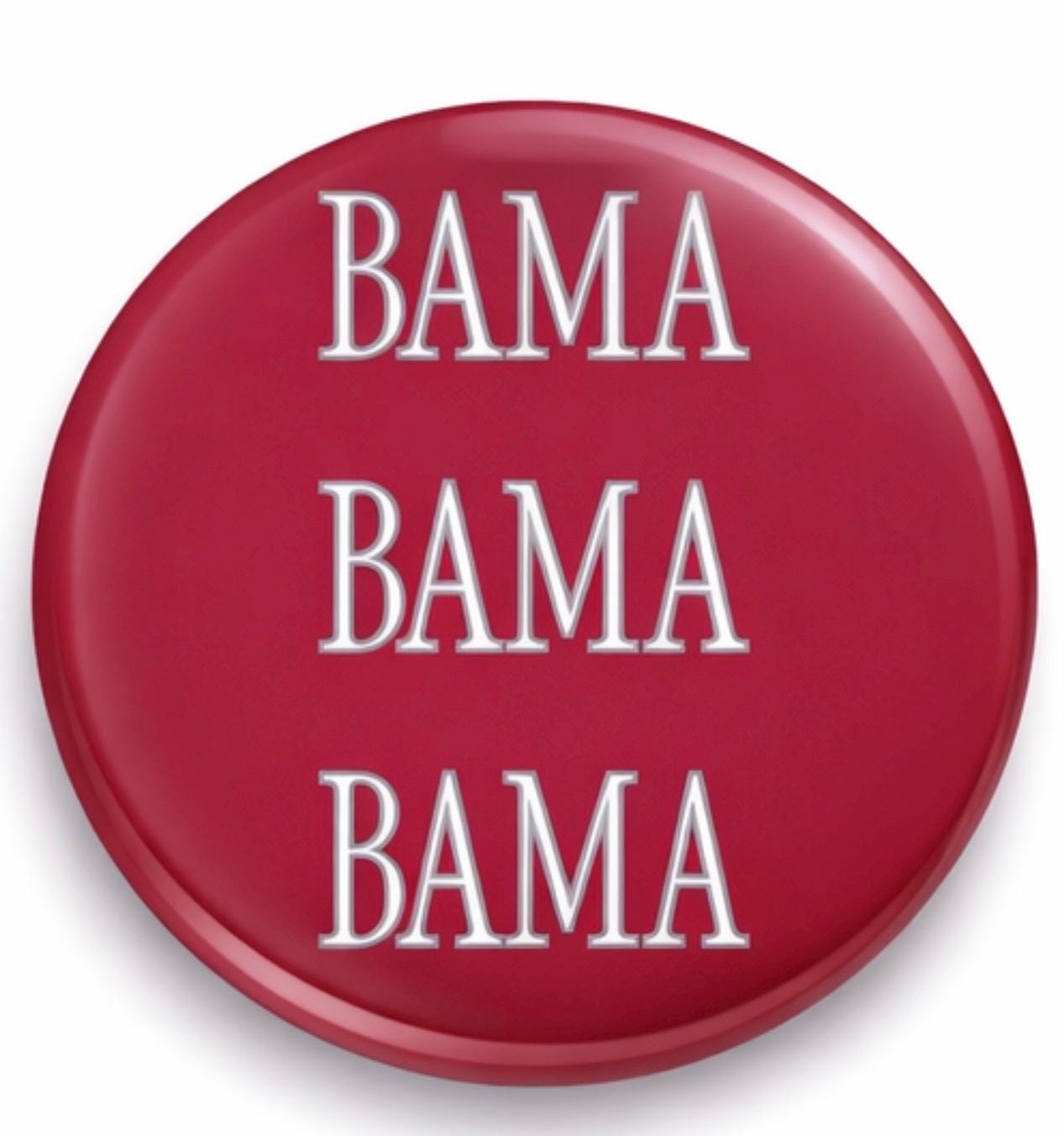 University of Alabama Gameday Button | Crimson Tide Roll Tide Fan Accessory