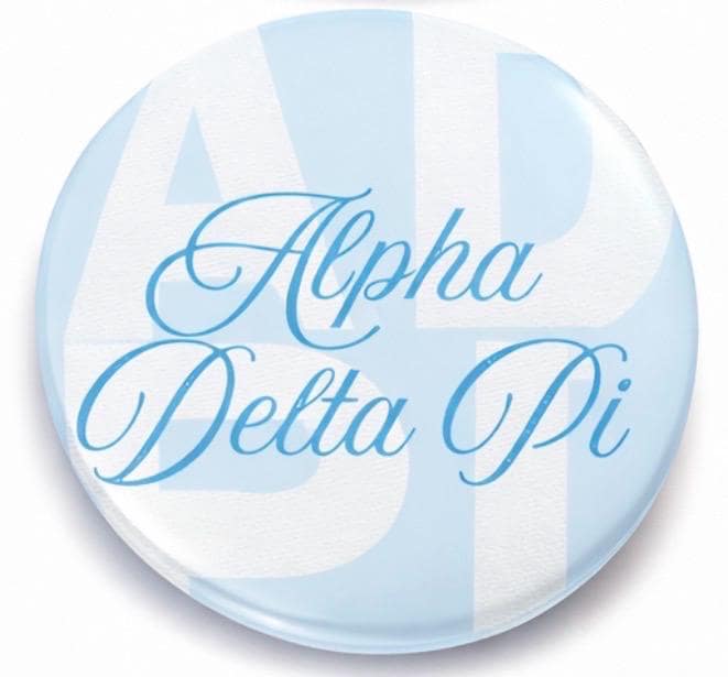 ADPi Game Day Button – Sorority Football Tailgate Accessory – Big Little Gift
