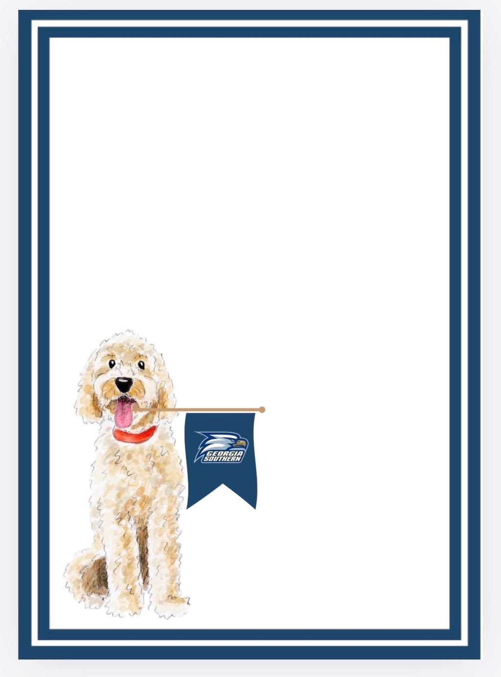 Goldendoodle Notepad | Dog Lover Stationery, Desk Pad, List Making Pages