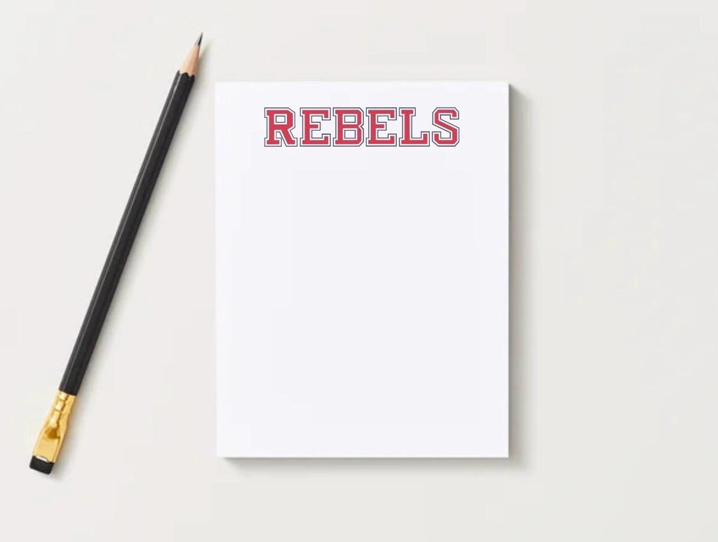 Ole Miss Rebels Gameday Checklist Notepad | College Student Stationery