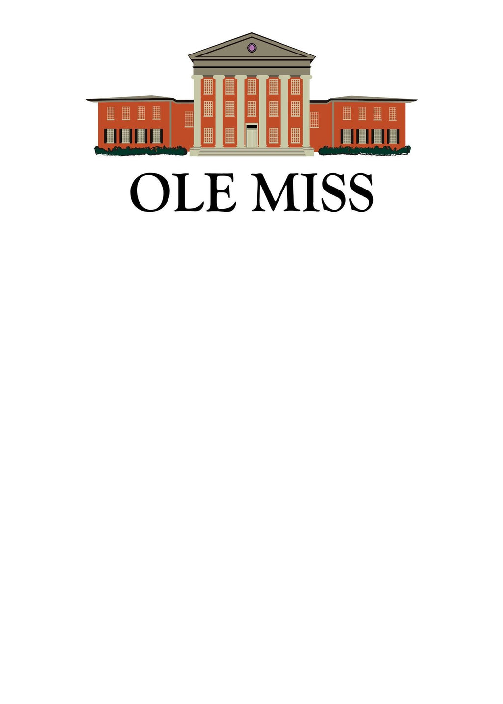 Ole Miss Rebels Gameday Checklist Notepad | College Student Stationery