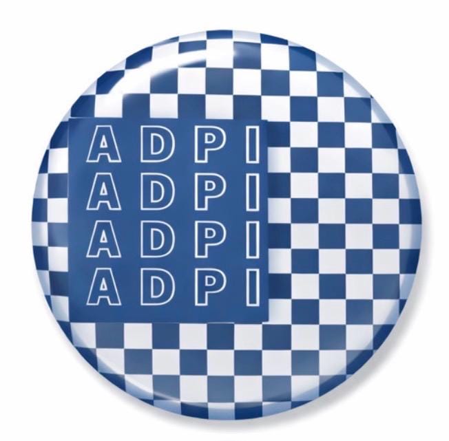 ADPi Game Day Button – Sorority Tailgate Accessory – Big Little Gift